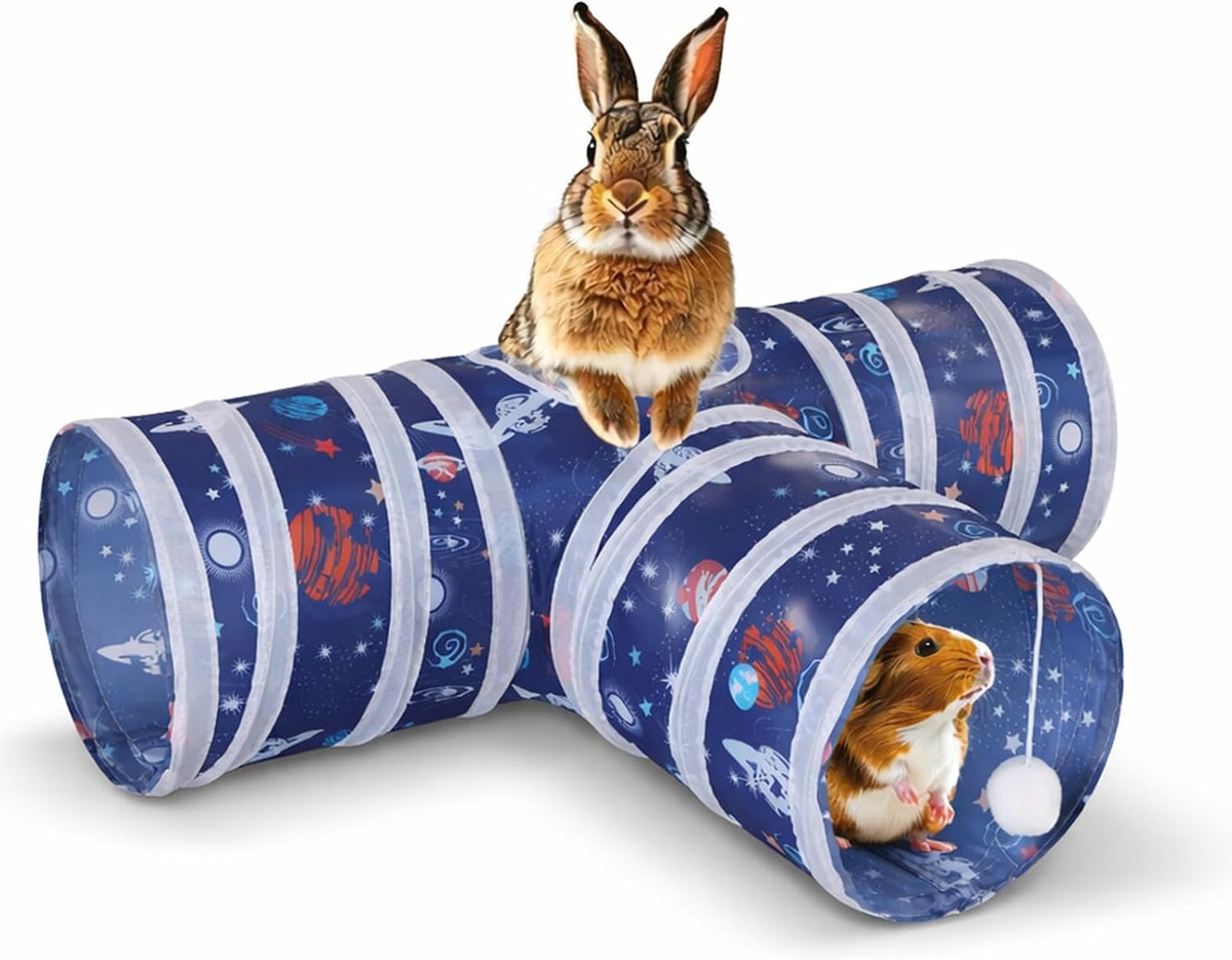 HERCOCCI Rabbit Toys, Bunny Tunnels & Tubes - Blue