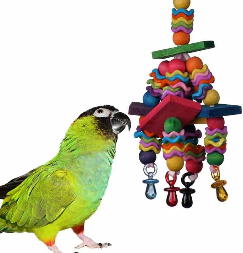 Super Bird Creations SB736 Wiggles and Wafers Bird Toy - 9 x 3 x 5 inches