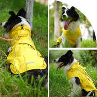 Waterproof Dog Raincoat with Reflective Strip - XXX-Large / Yellow - image 2