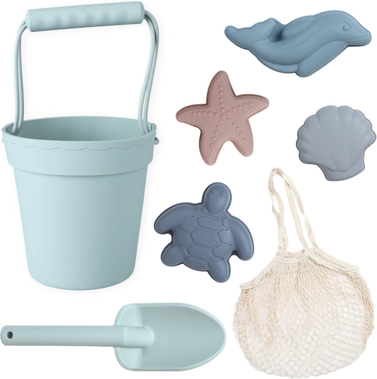 BLUE GINKGO Silicone Beach Toys - Green