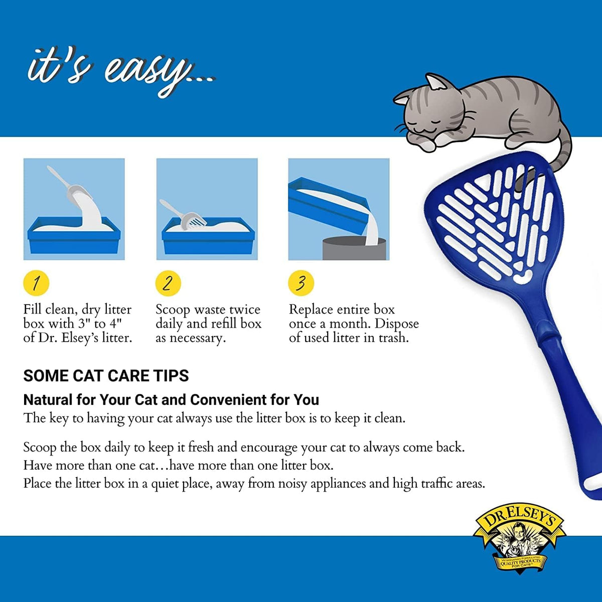 Dr. Elsey's Ultra UnScented Clumping Clay Cat Litter – Daily Care for Cats - 40 lb - image 2