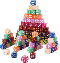 AUSTOR 100 Pcs 6 Sided Game Dice Set - 100 Pieces Round C - image 2