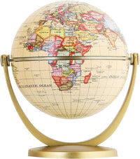 Annova Mini Antique Globe 4-inch / 10 cm - Brown Mini