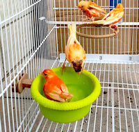 Bird Bath for Cage-4.7" Multi-Function Universal Style Small Tub Bowl
