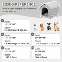Dog House Indoor, L Size Indoor Dog House for Medium Dog – Essentials for Dogs - Gray / XL - image 4