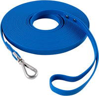 Dog Training Long Leash Waterproof Long Line Heavy Duty Outdoor - 50FT / Blue