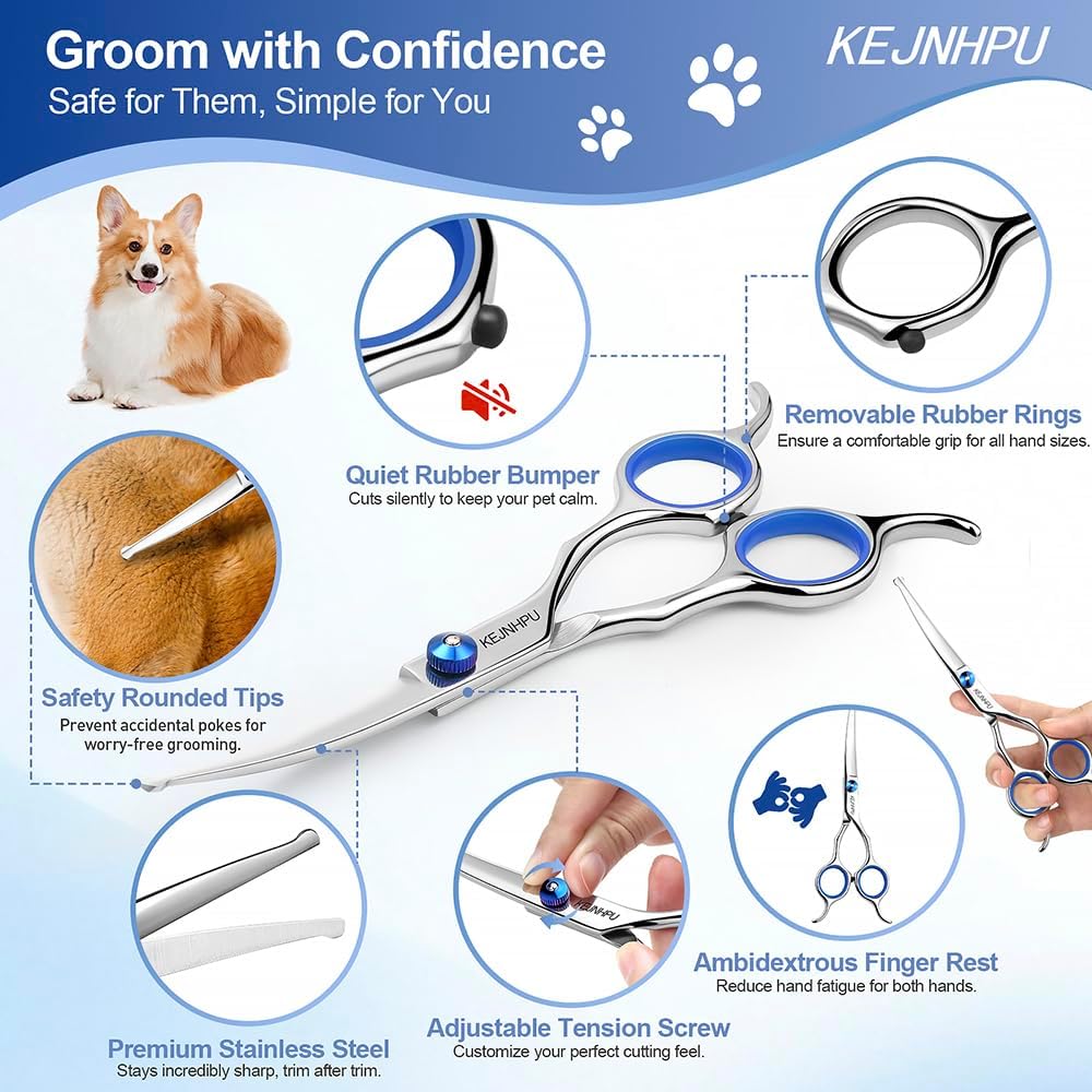 Professional Dog Grooming Kit 6.8 Inches - image 3