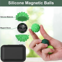 BUSOHA Silicone Magnetic Fidget Balls - Green+blue / 1.2 Inch - image 3