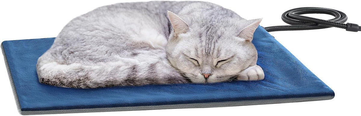 Pecute Pet Heating Pad with Chew Resistant Cord - Constant Temp / 15.7"L x 12.6"W x 0.2"Th