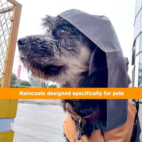 Dog Raincoat with Reflective Strip - XXL / Grey - image 2