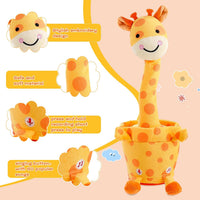 Dancing Talking Giraffe Toy, Singing Giraffe Baby Toys for Kids – Fun for Kids & Family - Smiling Giraffe - image 4