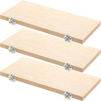 Okllen 3 Pack Bird Perch Stand, Parrot Wood Platform