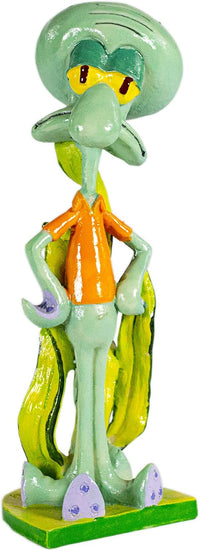 Penn-Plax Spongebob & Pineapple House Aquarium Decor - Medium / Squidward - image 2