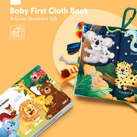 hahaland Baby Books 0-6 Months - Jungle Tails - image 2