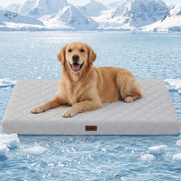 ZOMISIA Cooling Dog Bed for Crate - Grey / 47x29"(XXL-Crate)