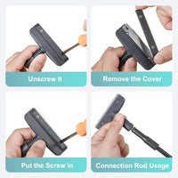 4IN1 Aquarium Cleaning Tools Long Handle Algae Scraper – Essentials for Fish - 4IN1 / 18~24In - image 2
