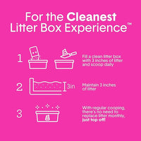 Boxie® Glo™ 30 Day Odor Control Clumping Clay Cat Litter, 40 lb, Multi-Cat, 99.9% Dust-Free, Low Tracking, UV Light Attractant, Superior Clumping for Easy Scooping