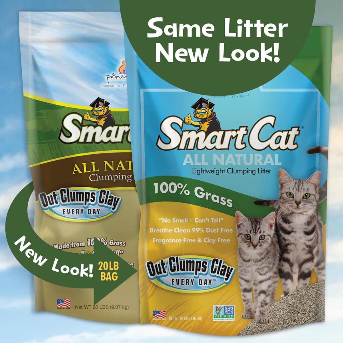 SmartCat All Natural Clumping Cat Litter - 20-Pound - image 2