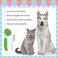 Cat Brushes for Indoor Cats - Green - image 4