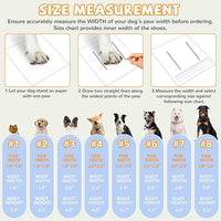 Dog Shoes for Medium Large Size Dogs, Breathable Dog Shoe for Hot Pavement, Dog Booties and Paw Protectors to Prevent Licking, Anti-Slip Dog Boots with Reflective for Summer, Hiking, Snow (Size 2)