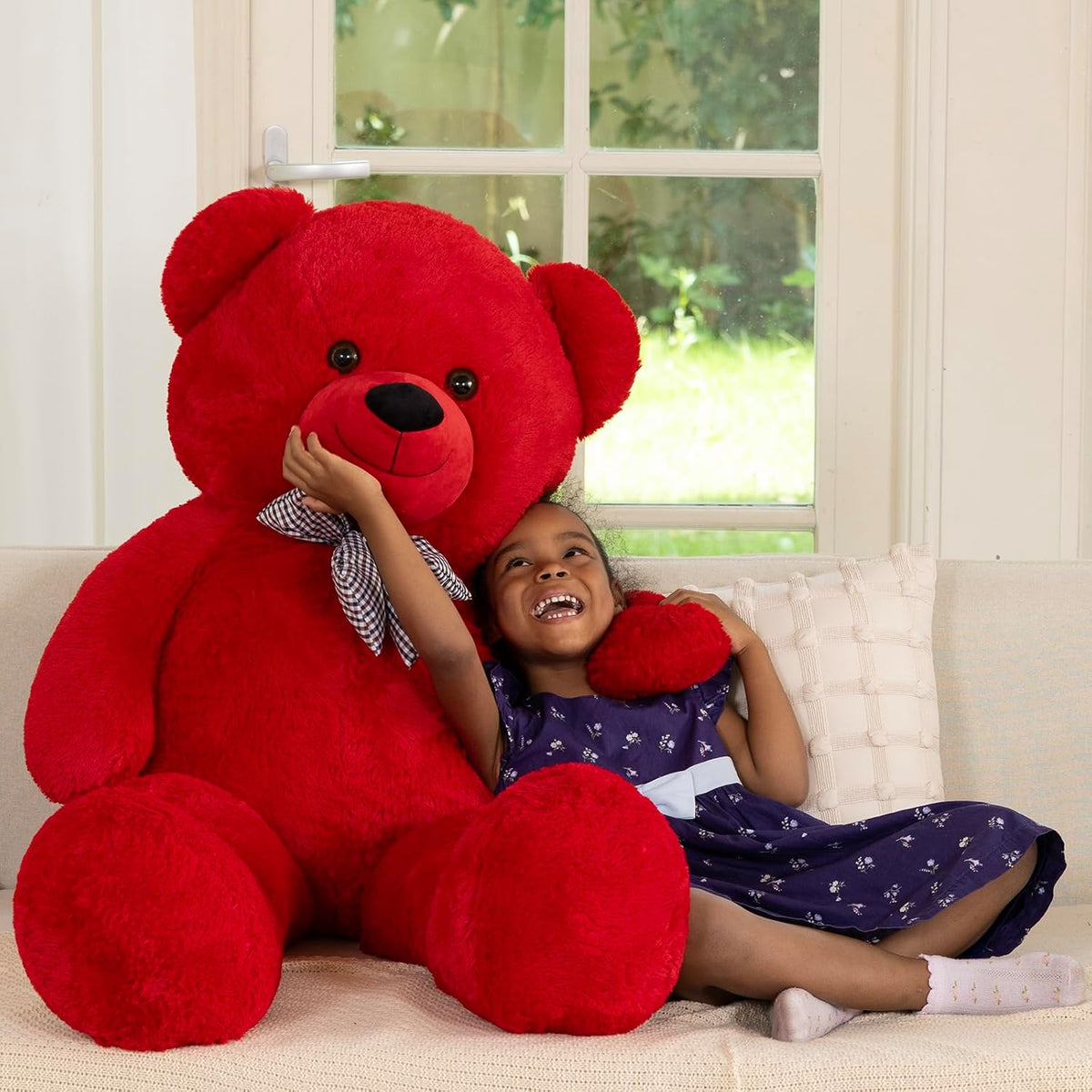 MaoGoLan 47 Inch Giant Teddy Bear - Red / 55 inches - image 3