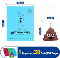 Letalong Dog Poop Bag With Holder - 30 Rolls - image 2