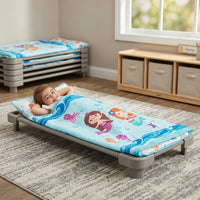 EVERYDAY KIDS Born to Dance Ballerina toddler nap mat with removable pillow and attached blanket - view 37