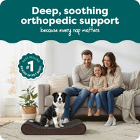 FurHaven Orthopedic Dog Bed for Large Dogs - Large / Chocolate - image 2