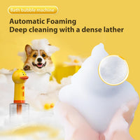 Electric Dog Shampoo Dispenser & Foam Sprayer - Yellow Duck - image 3