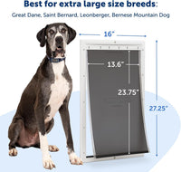 PetSafe Plastic Dog & Cat Door, Pets Up to 40 lb, Paintable - Extra Large - image 2