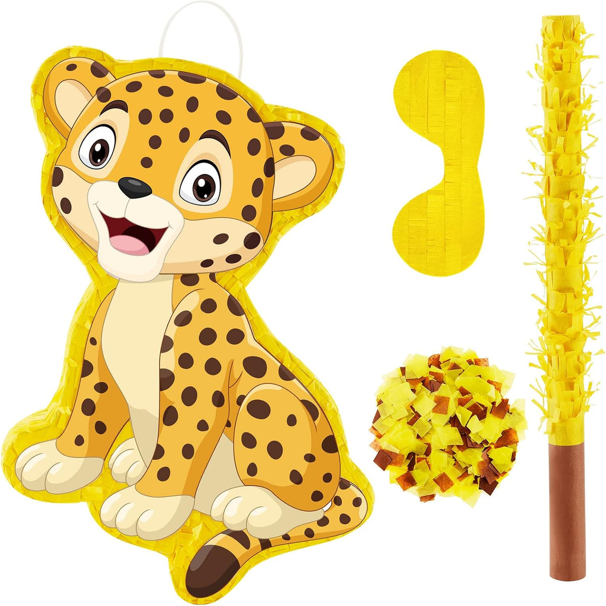 Lewtemi Robot Piñatas Birthday Party Favor - Leopard Style
