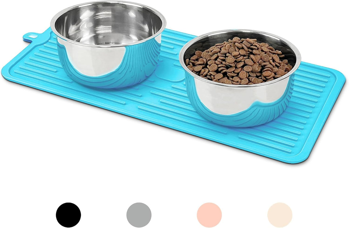 Pet Placemat for Dog and Cat - Blue