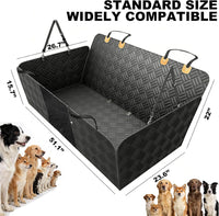 Thickened Dog Bed for Car Back Seat, Upgraded Bottom Non-Slip - Black - image 4