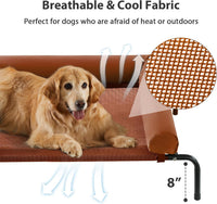 RRPETHOME Elevated Cooling Dog Cot 43x31" - Caramel / 54.0"L x 34.0"W x 8.0"Th - image 3