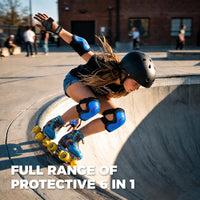 BOSONER knee pads for kids set with elbow pads and wrist guards - view 8
