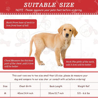 Frienda 4 Pcs Winter Dog Jacket Boots Set Red Snow Waterproof Pet - image 3