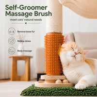 Marchul Sisal Cat Scratching Post with Hammock for Small Medium Cat - image 3