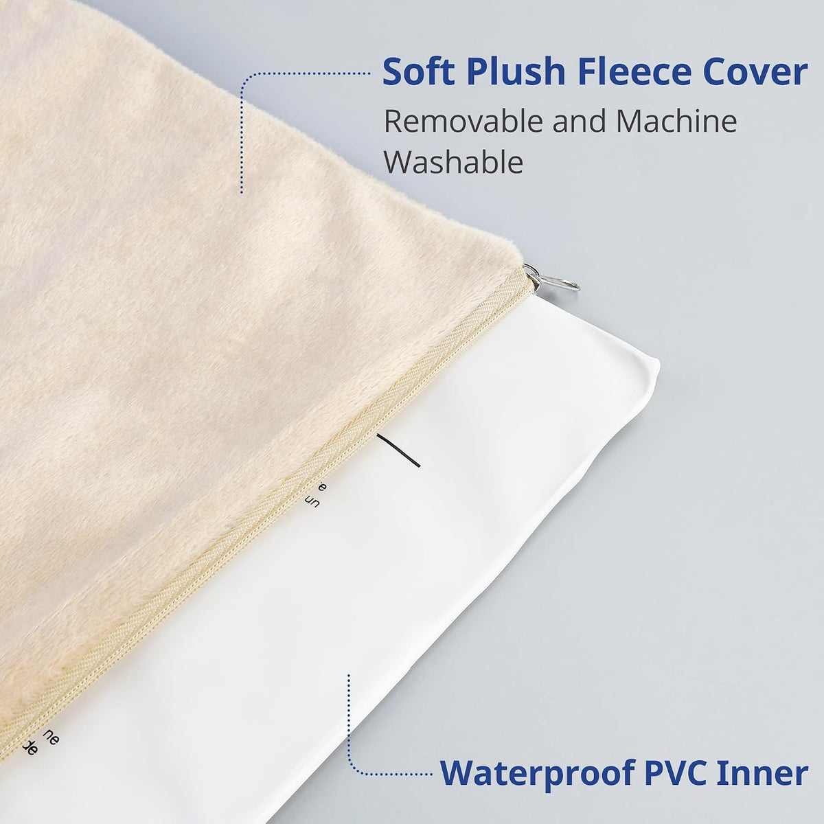 NICREW Cat Heating Pad, Consistent Heat, 17.7"x15.7", 30W - Khaki / 17.7"L x 15.7"W x 0.4"Th - image 4