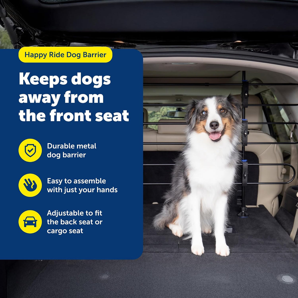 PetSafe Happy Ride Metal Dog Barrier – Essentials for Dogs - image 2