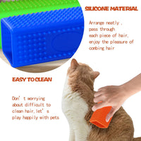2pcs Pet Dog Cat Hair Remover, Pet Hair Removal Tool - bluegreen - image 3