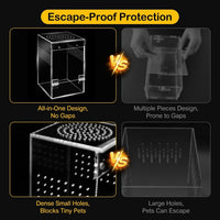Jumping Spider Enclosure Starter Kit - Blue / Large - image 3