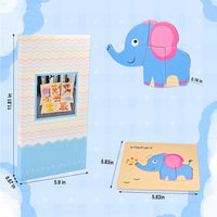 8pcs Wooden Puzzles for Toddlers 1-3, Toddler Puzzles Ages 2-4 – Fun for Kids & Family - Zoo Animals - image 2