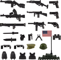 Himirich U.S. WW2 military weapons pack for mini figures in black ABS plastic - view 9