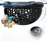 Multi-Functional Betta Hammock Feeding Bed - Black