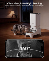 Automatic Dog Feeder with Elevated Stand - White-7L Camera / Camera with Stand - image 2