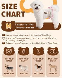 Dono Disposable Pull Up Dog Diapers Female - M (Waist11.5"-19.5") / 20.0 - image 2