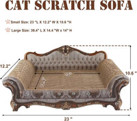 Sofa Shaped Cat Scratching Couch - 23 "L X 12.2" W X 10.6 "H - image 2