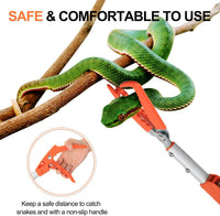 60” Snake Grabber, Telescopic Aluminum Rattle Snake Catcher Grabber – Essentials for Reptiles And Amphibians - image 3