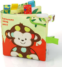 Vicloon Baby Soft Cloth Books - Colored Monkey