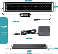 hygger Auto On Off LED Aquarium Light - 22W (for 24-30 inch tank) - image 3